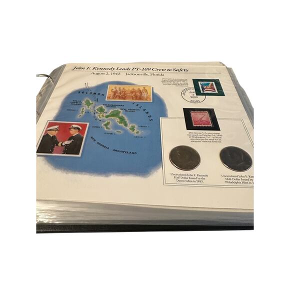 Postal Commemorative Society JFK Uncirculated US Half-Dollar Collection Set - Picture 6 of 10